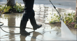 pressure-washing